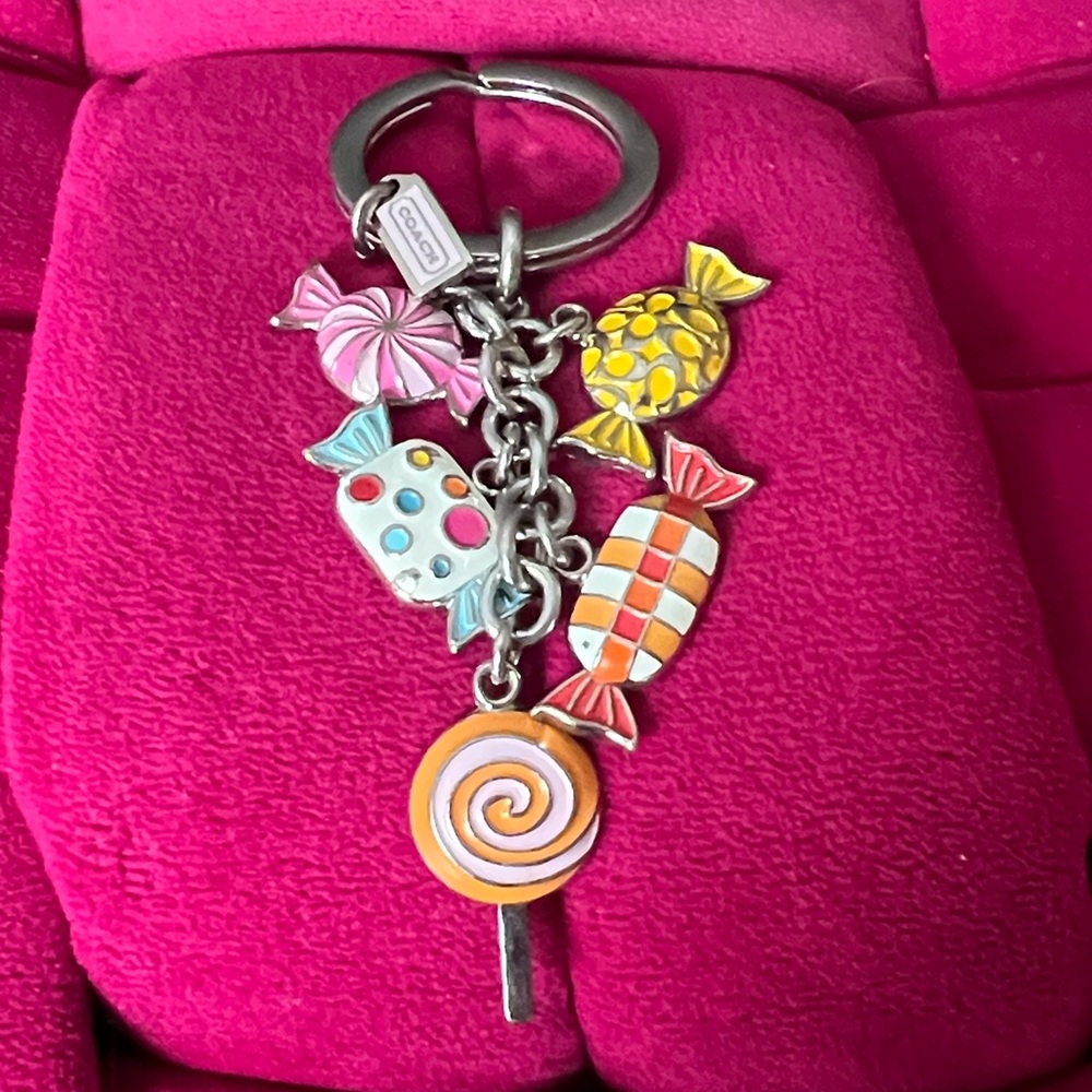 Coach Vintage Candy Keychain/Bag Charm - Picture 2 of 8